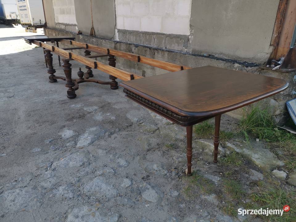 Stół jadalniany rozkładany 35m6m dębowy dolnośląskie Wałbrzych