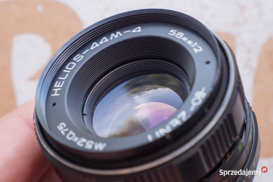 Obiektyw Helios 44M4 58mm f2 M42 Portret serwis Szramowo sprzedam