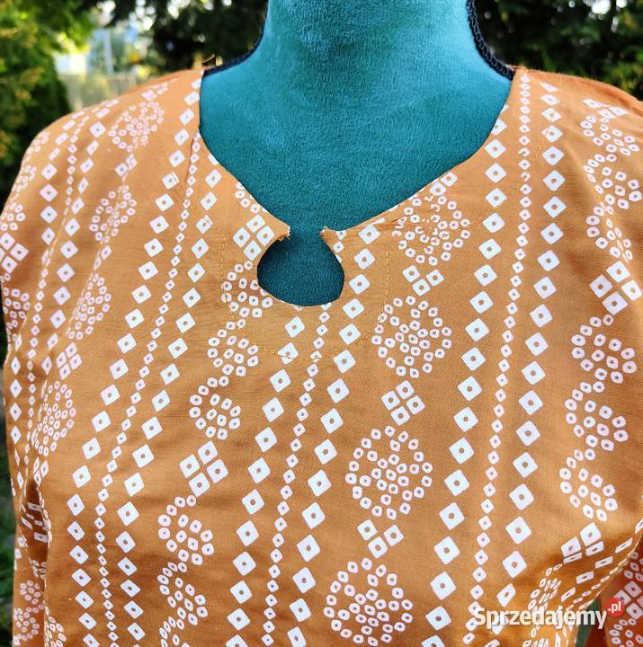 Komplet orientalny indyjski spodnie tunika długi sprzedam