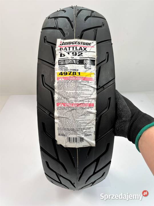 5083 Opona motocyklowa BRIDGESTONE BATTLAX BT92 17cale Łobżenica sprzedam
