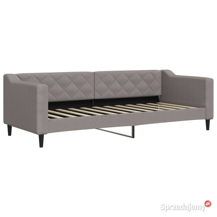 Sofa rozsuwana z szufladami taupe tkanina 80x200 Dom i Ogród sprzedam