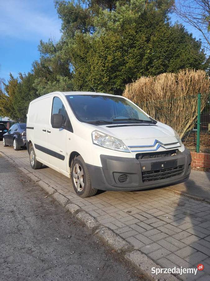 Uszkodzony Citroen Jumpy 2008 r 16 HDi 90 Citroën dolnośląskie Kąty Wrocławskie