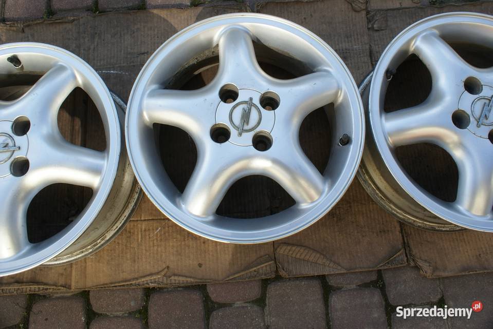 AluFelgi 6Jx15 4x100 ET40 oryginalne OPEL Astra Nozdrzec