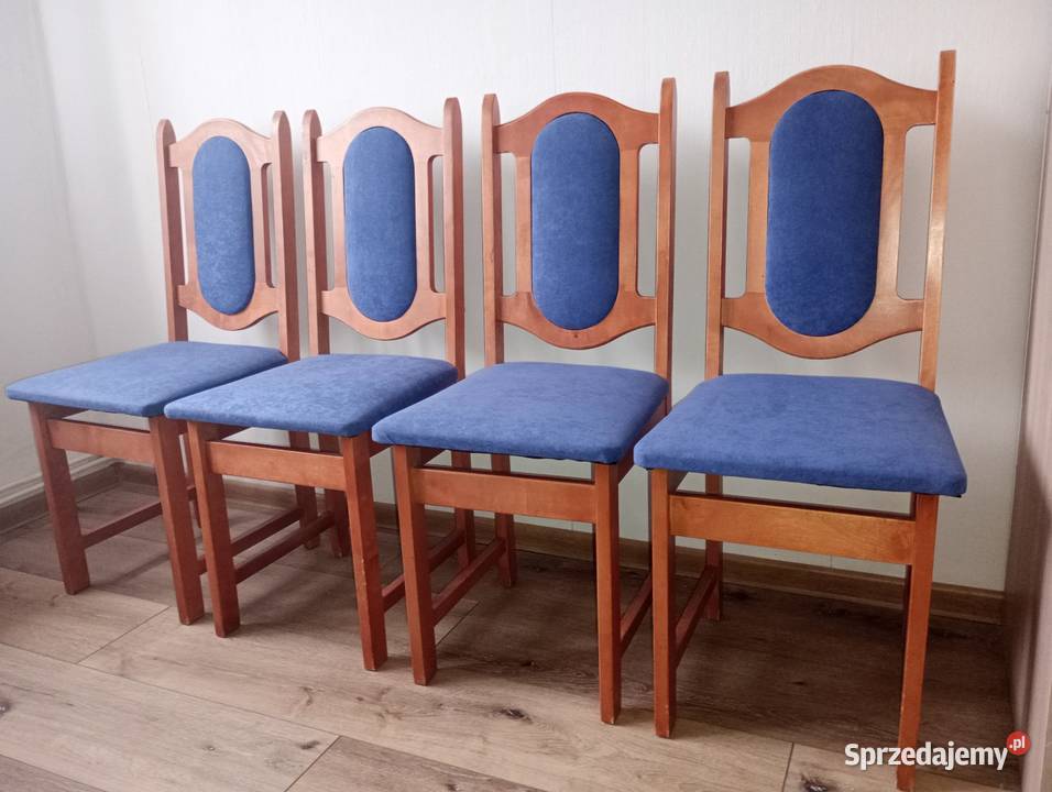Krzesła do jadalni salonu sztuk 4 40cm Meble Szczecin