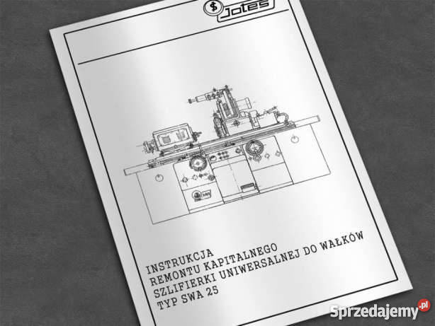 Szlifierka SWA25 SWA 25 dokumentacja DTR Kalwaria Zebrzydowska