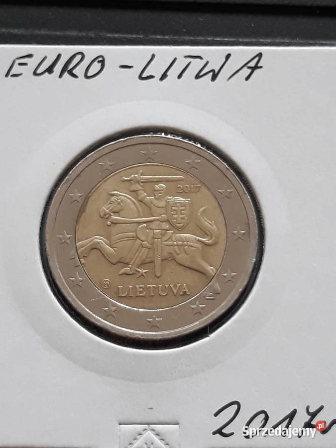 2 Euro Litwa 2017 r rzadkość wielkopolskie Konin