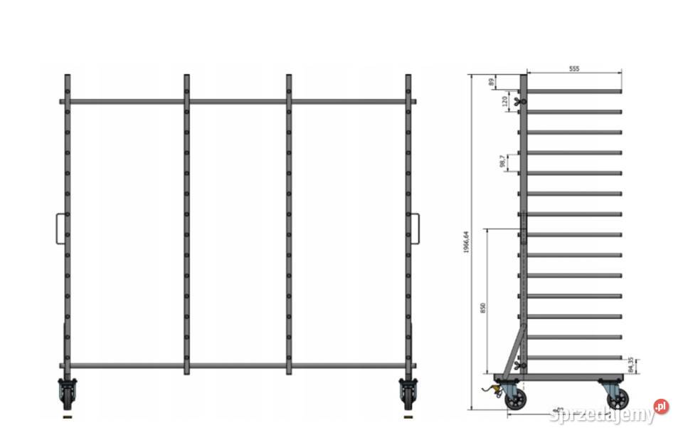 wózek lakierniczy WL2000S114P Standard dolnośląskie Trzebień