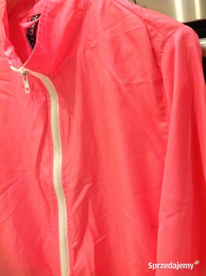 Cienka Kurtka Neon Damska LXL różowa Nowa lubuskie Nowa Sól