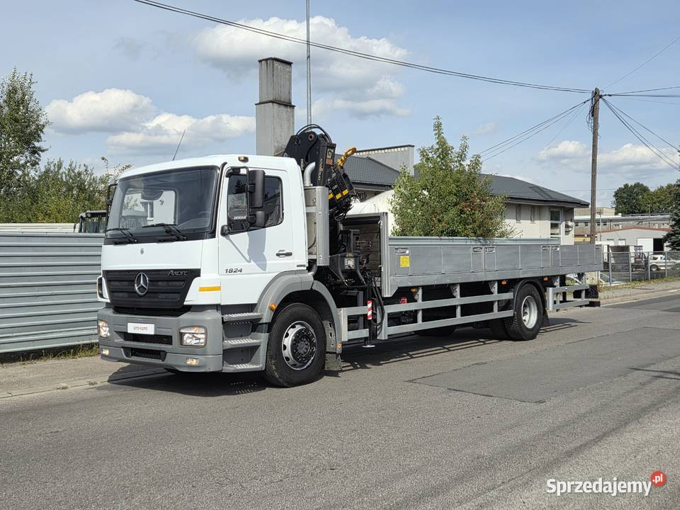 Mercedes AXOR 1824 HDS HIAB 122 Dźwig Żuraw Samochody ciężarowe podkarpackie