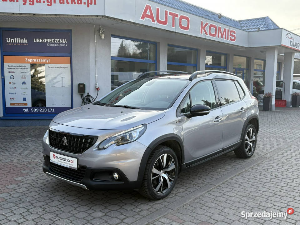 Peugeot 2008 GT line AutomatPół skóryPanorama szary Tarnowskie Góry