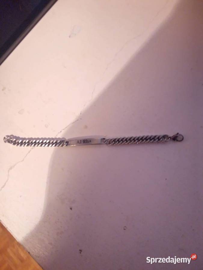 Bransoletka pancerka z grupą krwi A1Rh Warszawa