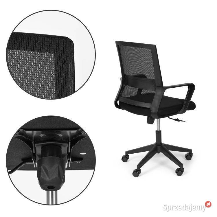 Fotel krzesło obrotowe biurowe wyprofilowane podlaskie Bielsk Podlaski
