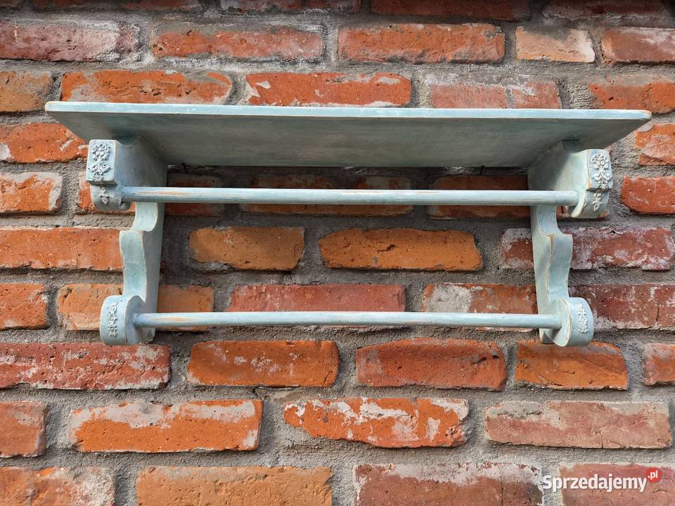 Stara ludowa półka w stylu shabby chic Szczecinek