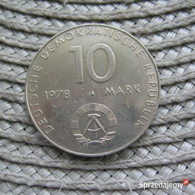 DDR 10 Marek 1978r Lot w Koamos ZSRR DDR Kalisz