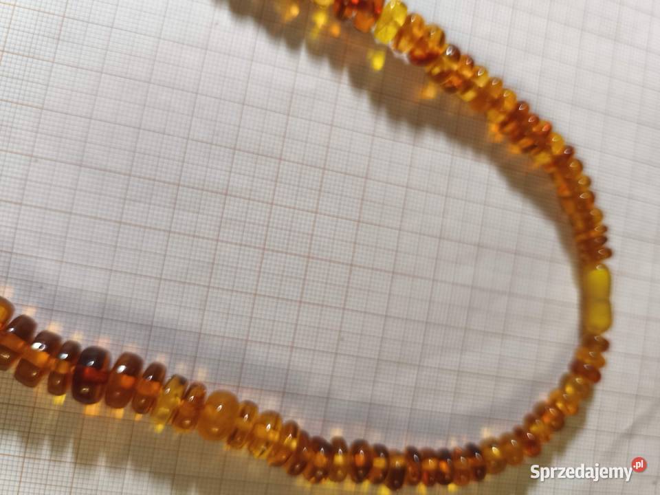 Naszyjnik Bursztyn Vintage Białystok sprzedam