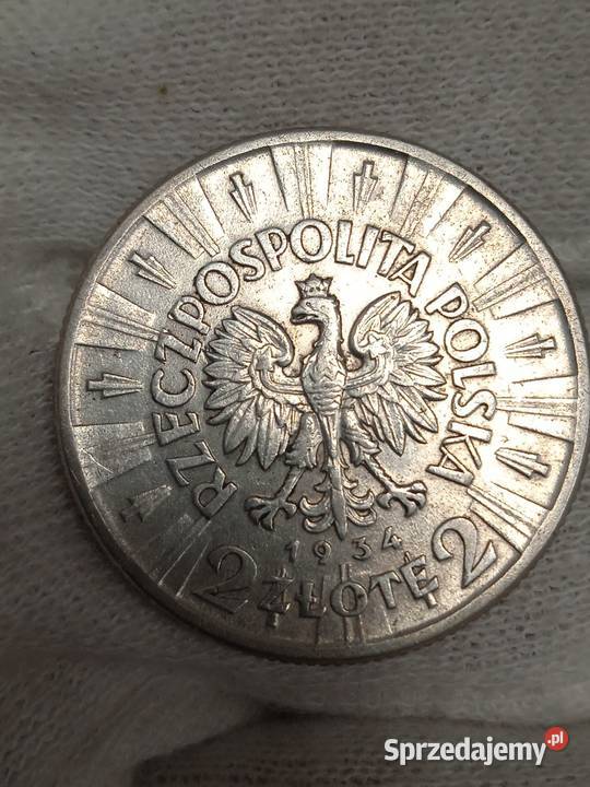 2 RP 2 złote 1934 Piłsudski Łochów