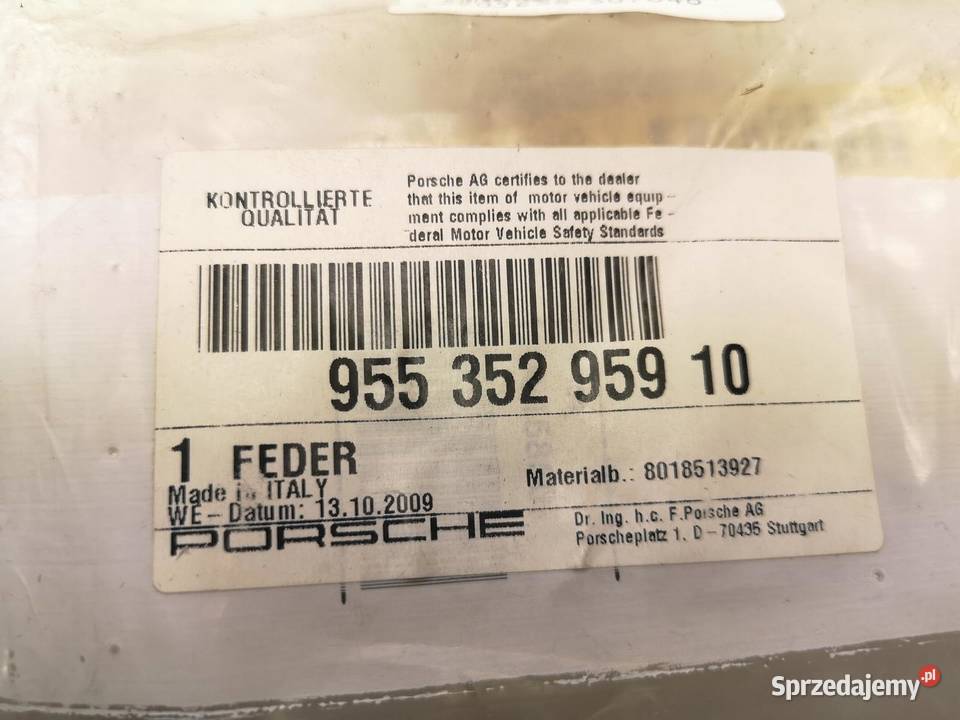 BLASZKA KLOCKÓW HAMULCOWYCH PORSCHE CAYENNE 0810