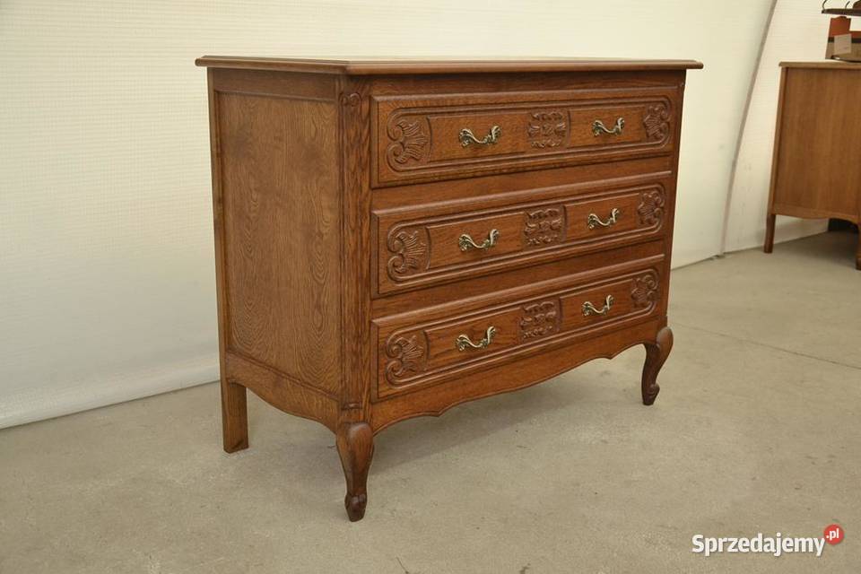 komoda ludwikowska z szufladami Meble łódzkie Poddębice