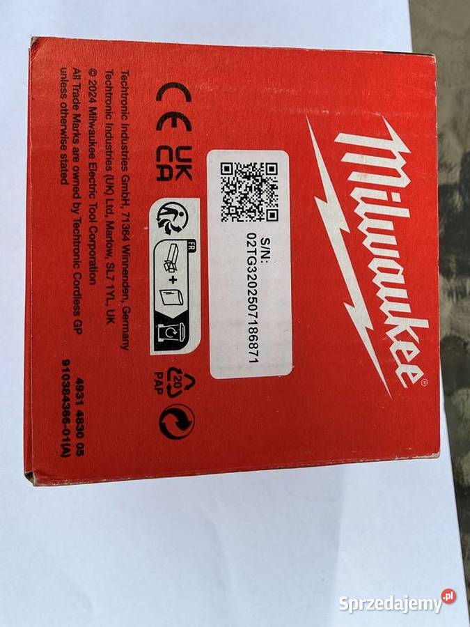 Nowy Oryginalny Akumulator Milwaukee M18 Zduny sprzedam