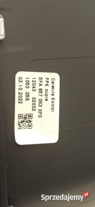 CUPRA FORMENTOR OSŁONA LICZNIKA 5FA857053 dolnośląskie sprzedam
