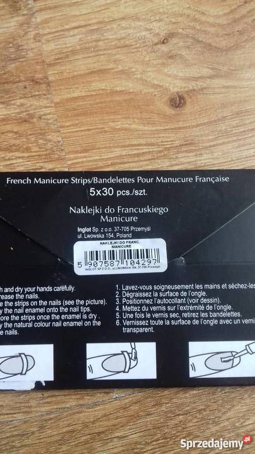 Zestaw do Manicure Inglot naklejki Iława