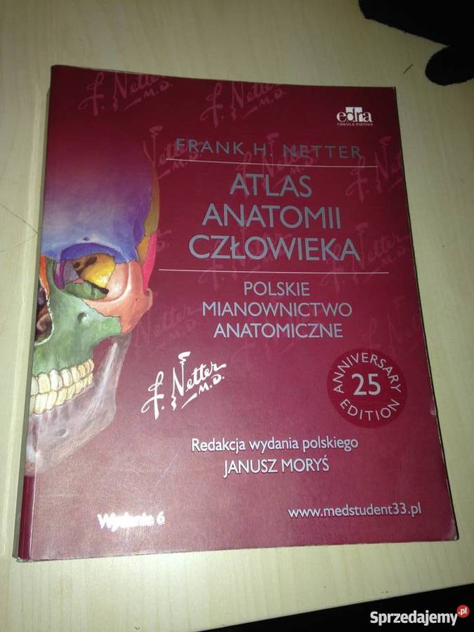 Atlas anatomii człowieka Frank HNetter Piaseczno