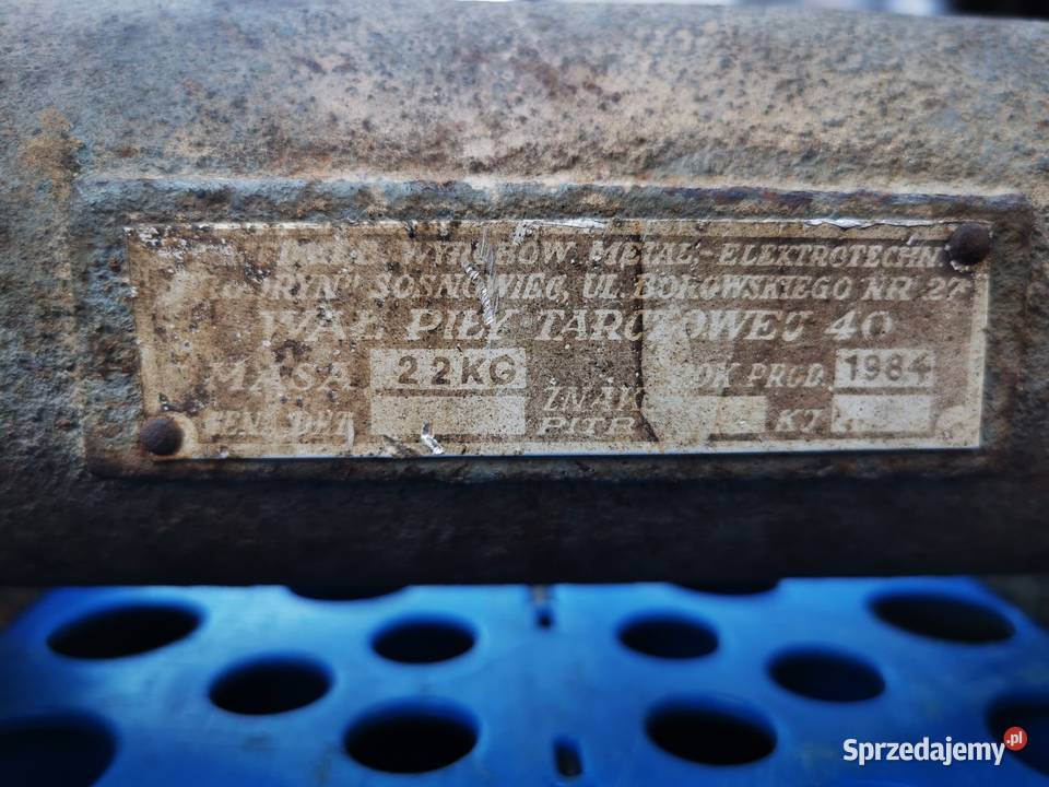 Wał piły tarczowej 40 krajzega cyrkularka Bogdanówka