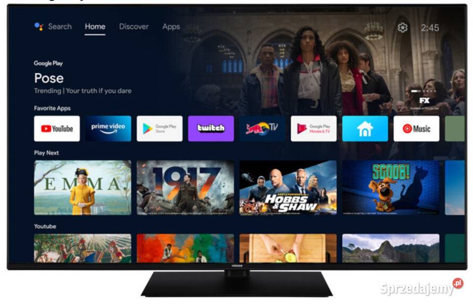 Televizor Hitachi QLED 55HAQ6360 55 QLED 4K LED Wrocław