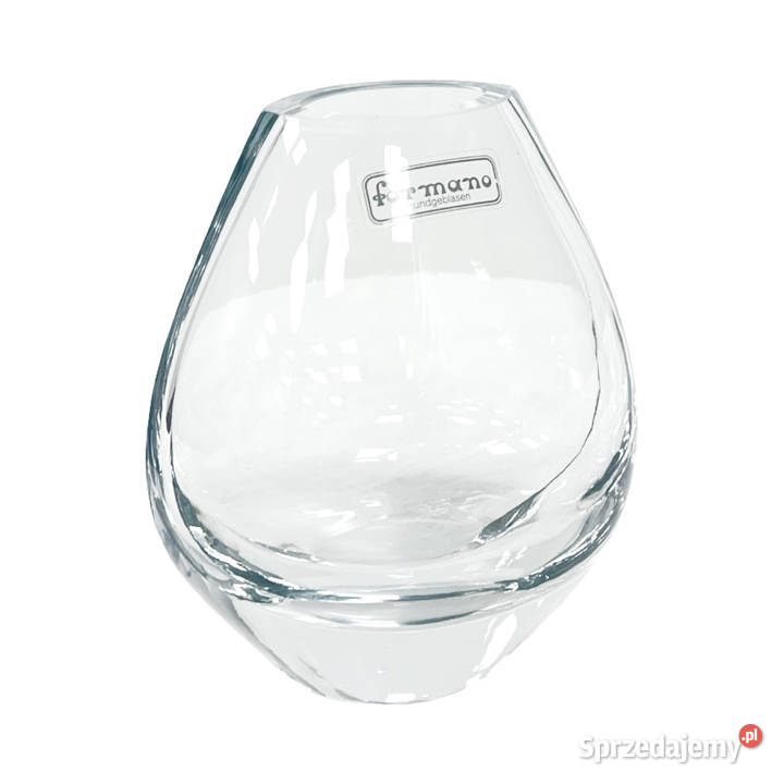 Szklany Wazon ręcznie formowany Minimalistyczny Warszawa