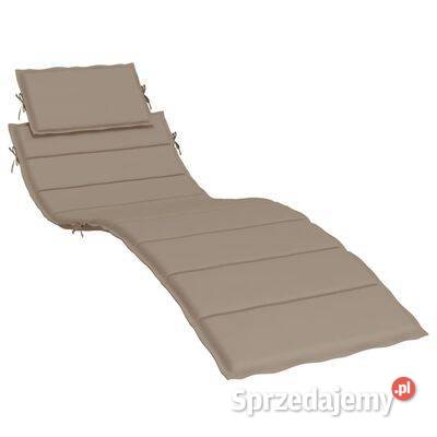 vidaXL Poduszka na leżak taupe 186x58x3 tkanina mazowieckie Warszawa