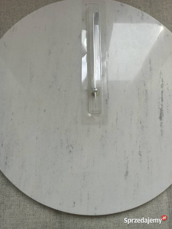 Zegar ścienny z marmuru Bianco Carrara średnica zachodniopomorskie Koszalin
