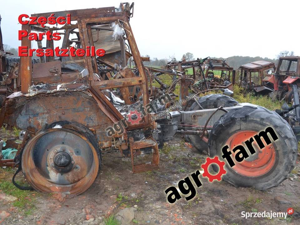 Fendt 380 GT części skrzynia biegów most przedni Byków