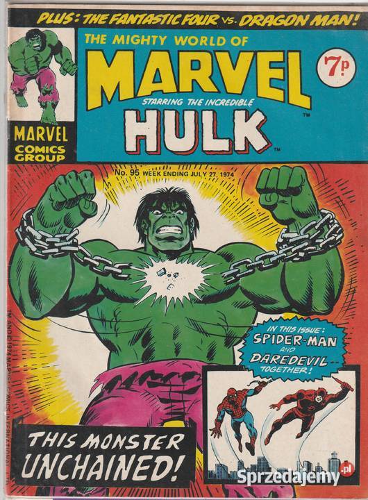 The Mighty world of Marvel 95 lipiec 1974 ang Pruszków