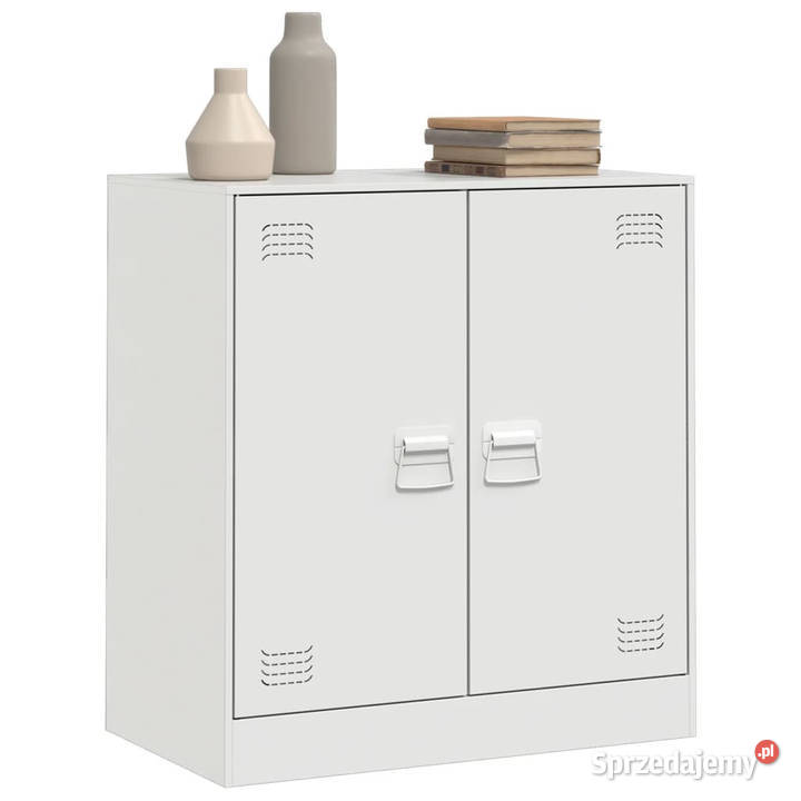 Szafka boczna biała 67x39x73 stal WM841678 Warszawa sprzedam