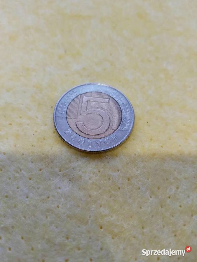 Moneta 5 zlz 1996 roku Skoczów