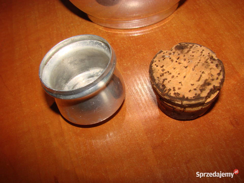 niemiecki aluminiowy dzbanek termiczny PRL Pruszcz Gdański