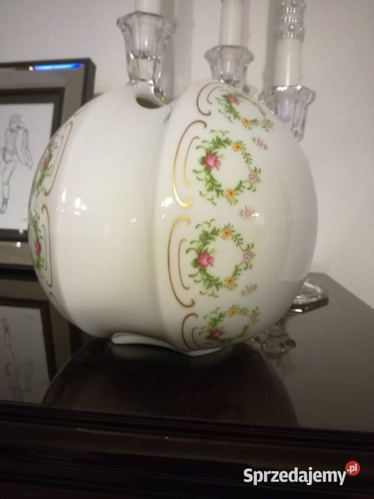 Porcelana Krautheim Rzadki wazon kugel Jastrzębie-Zdrój