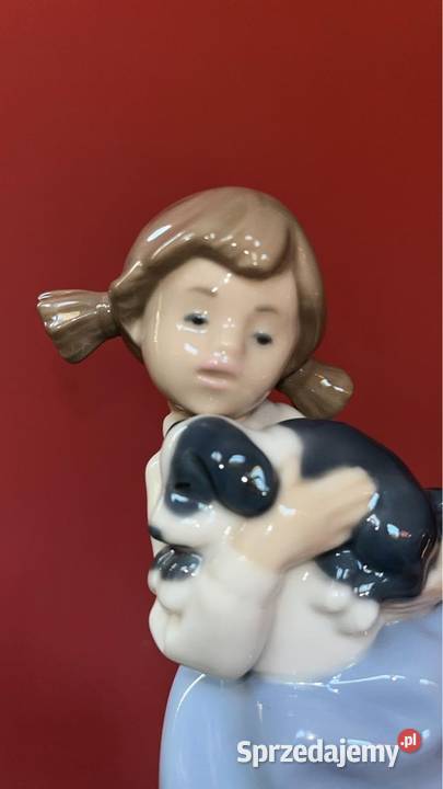 Figurka Daisa 1987 Dziewczyna z pieskiem Hand pomorskie