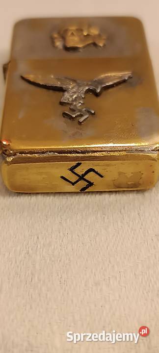 Wojskowa zapalniczka benzynowa Luftwaffe II małopolskie Kraków