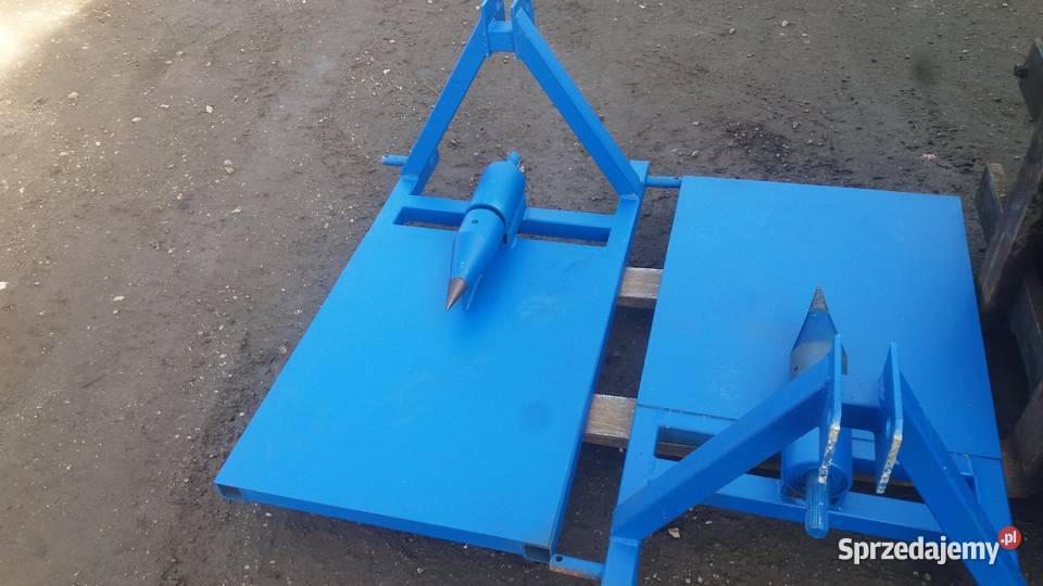 świdrowa łuparka do drewnanapęd WOM Nysa
