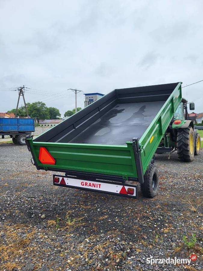 Przyczepa jednoosiowa Biała