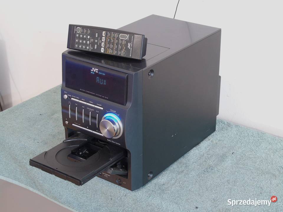 Wieża JVC pilot USB mp3 RDS AUX DOSTAWA Jasło sprzedam