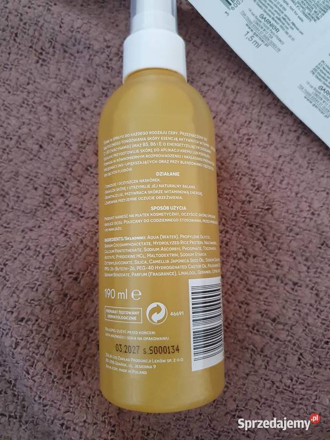 Tonik Ziaja Witamina CB3 przed i makijażu Kędzierzyn-Koźle