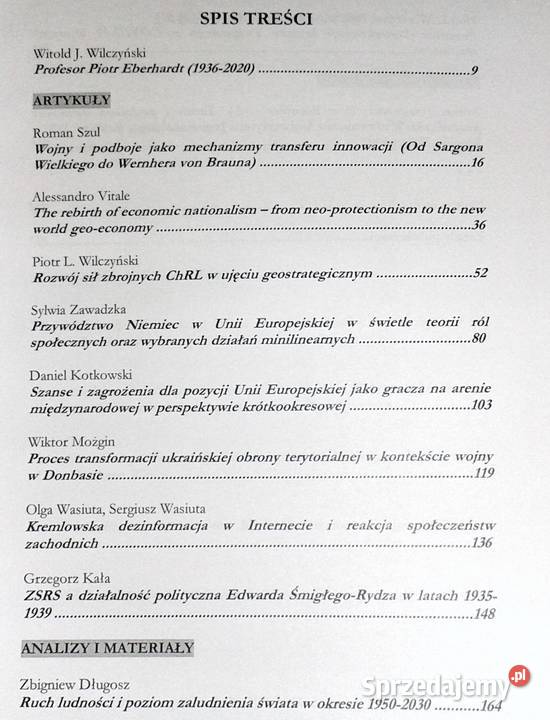 Przegląd Geopolityczny Tom 34 jesień 2020 Kultura i Rozrywka lubelskie sprzedam