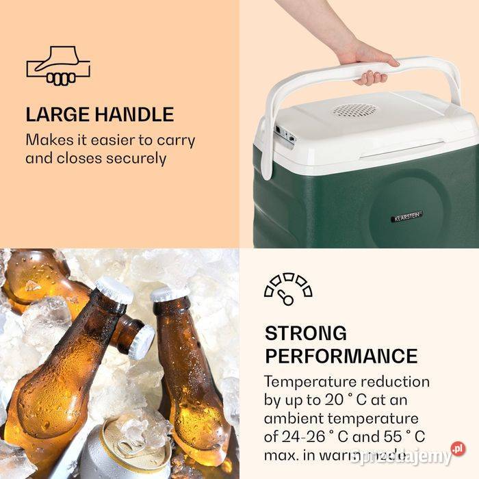 Nowa elektryczna przenośna lodówka turystyczna Nowe Bielice