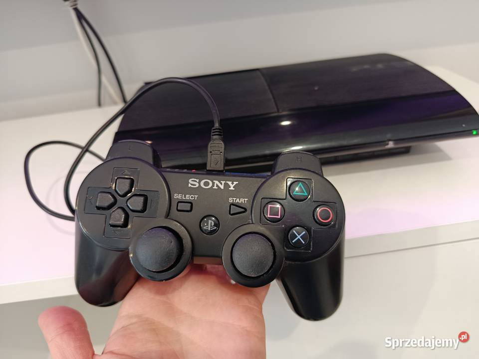 Play Station 3 Super Slim konsola zestaw gier Gry komputerowe i konsolowe Wrocław