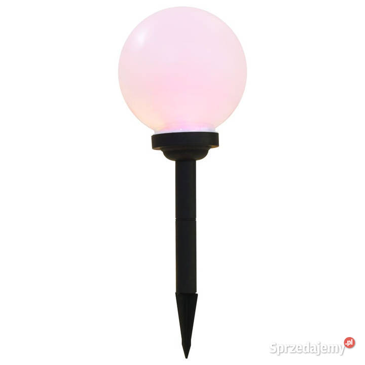 Lampy solarne do ogrodu 6 LED kuliste 20 RGB Warszawa