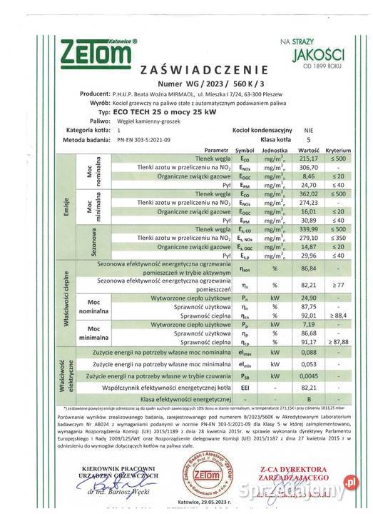 Kocioł co na ekogroszek kotły z podajnikiem