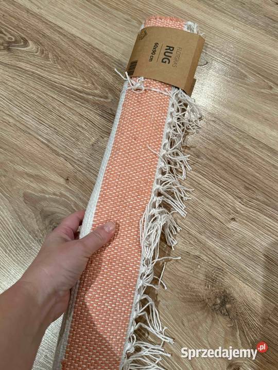 NOWY naturalny dywanik bawełniany w stylu BOHO z Brodnica