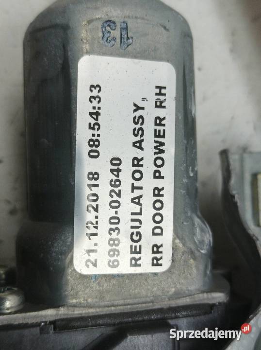 MECHANIZM SZYBY PRAWY TYŁ SEDAN E16 E17 E18 sprzedam